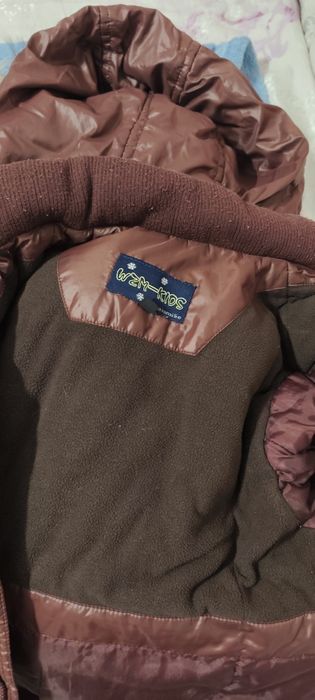 Детская куртка для детей из натурального меха