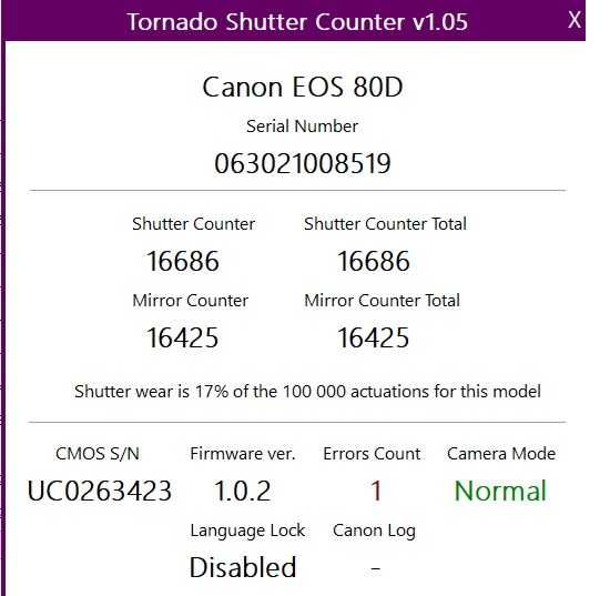 Canon EOS 80D 24.2MP Body - Black (16700 shutter counter)
