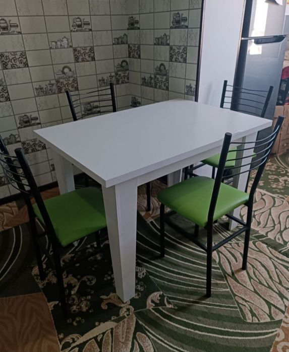 Кухонный уголок 4 стулчиги менен