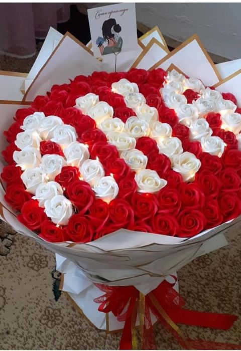 Мыльные букеты, мыльные розы