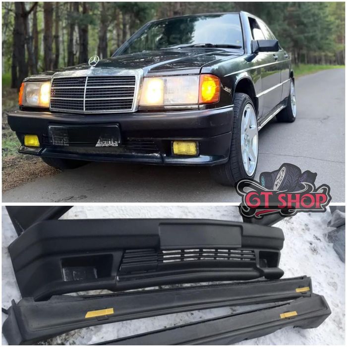Бампер передний w190 w201 Mercedes мерседес