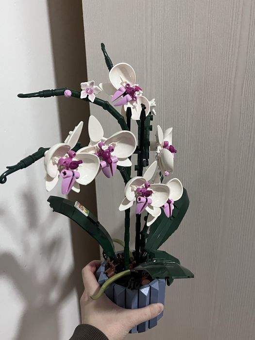 лего цветы, орхидея. оригинал