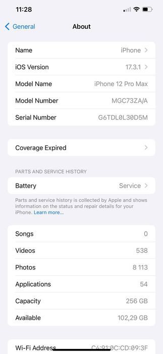 Iphone 12 pro max 256talik