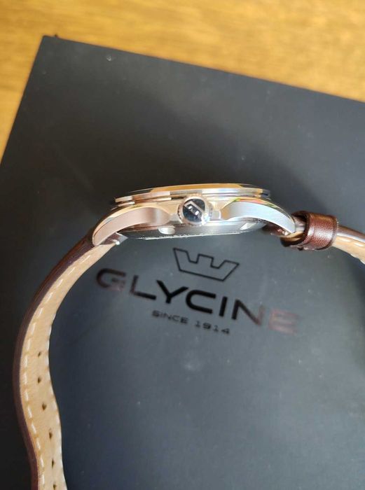 Swiss Glycine Combat classic moonphase, automatic, перфектен, бартер