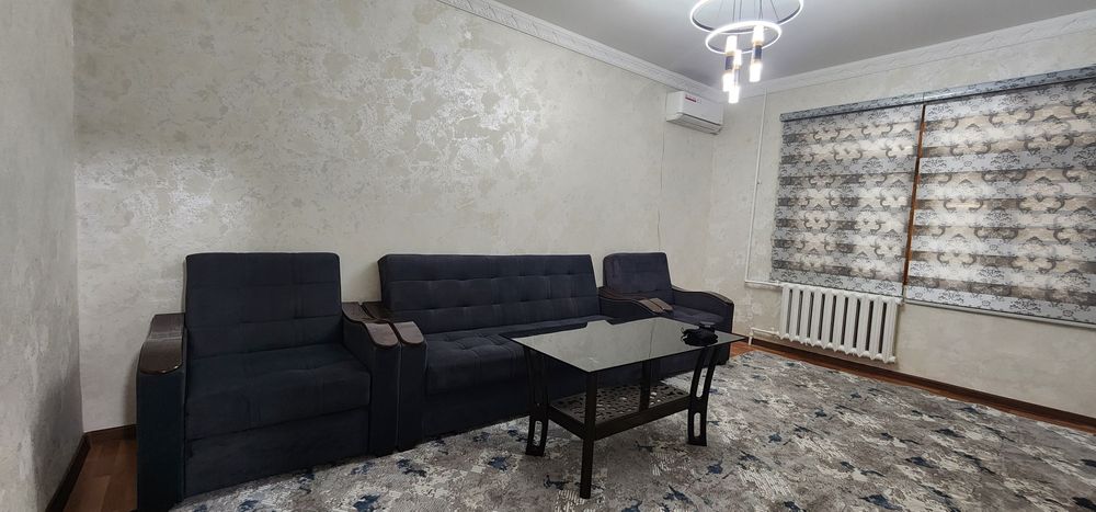 Юнусобод 15кв  Метро Туркистон 2комнатнатная 54квм ремонт мебел техник