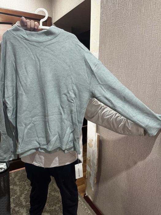 Тёплая кофта(бирюза)размер 56/58