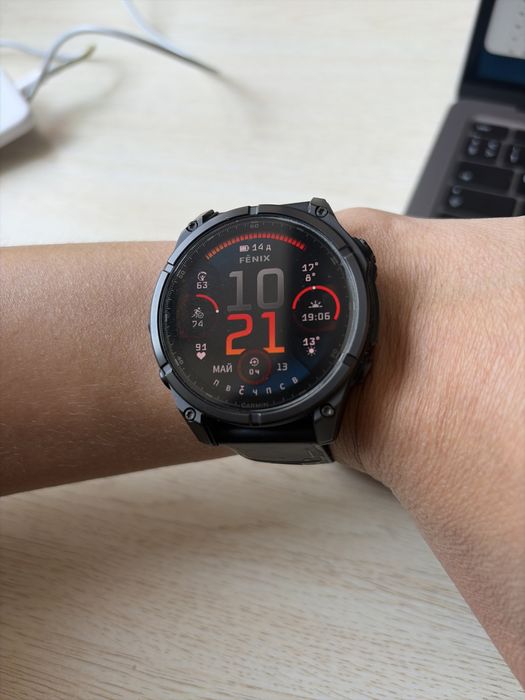 Garmin Fenix 8 Sapphire Titanium 47mm