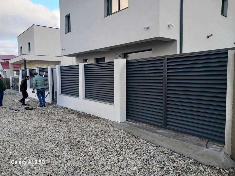 Garduri din panou stil jaluzele, din sipca metalica, tabla, plasa, BCA