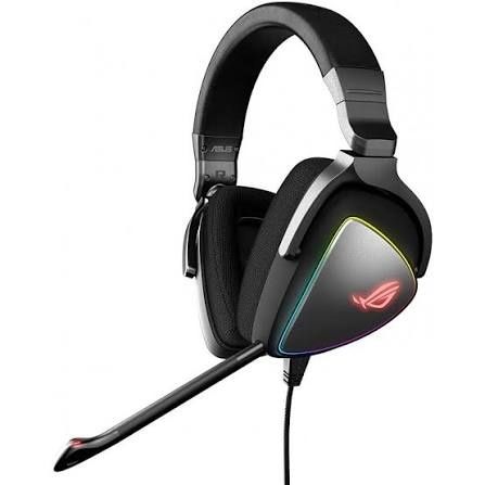 Căști Gaming ASUS ROG Delta RGB – Hi-Res Quad-DAC, USB-C, Stare top