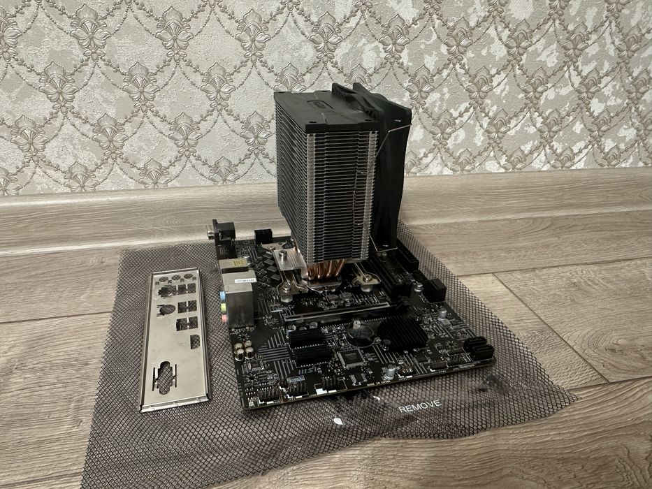 Комплект проц 10400F + H510M мать + башня