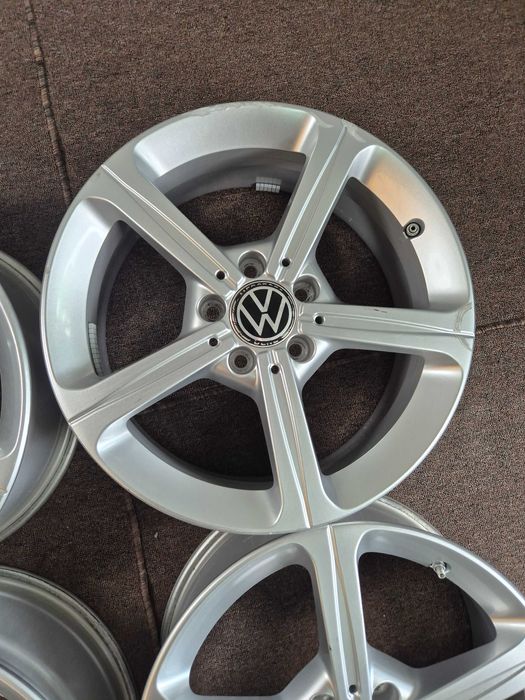 4 Jante Aliaj 5x112 17'' OE VW Golf Passat Touran Sharan Caddy T-ROC / Skoda Octavia Karoq Superb Yeti