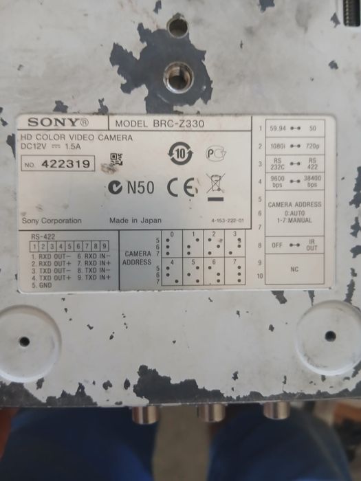 Cameră supraveghere Sony