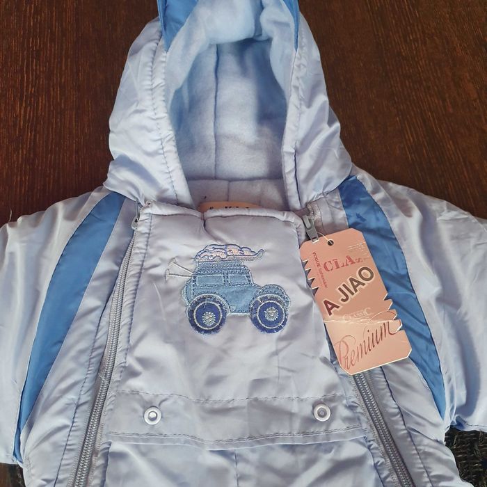 Ескимос с топъл полар за момчета -18м