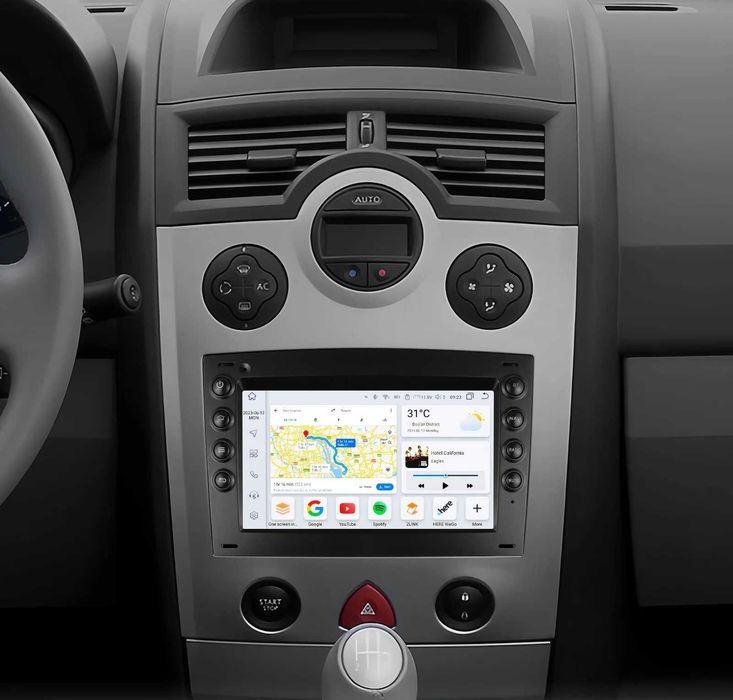 Reducere – Navigație Android 15 Megane 2 Dedicată – CarPlay, QLED, DSP