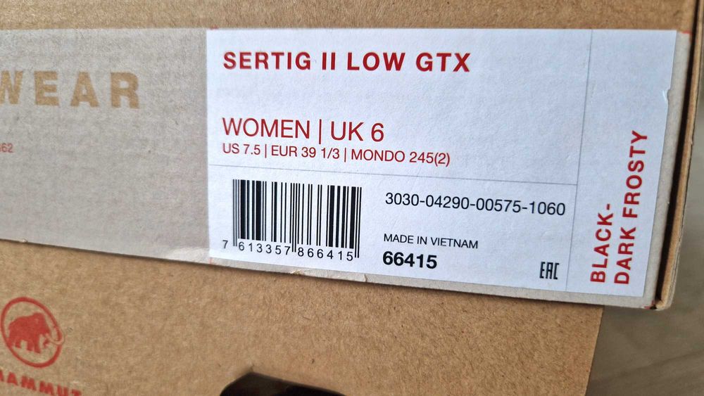 Mammut н 39 40 gtx маратонки