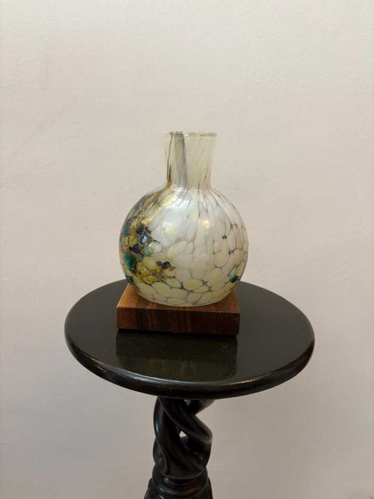 Piesa cristal de MURANO millefiori Italia pe suport bibelouri bibelou