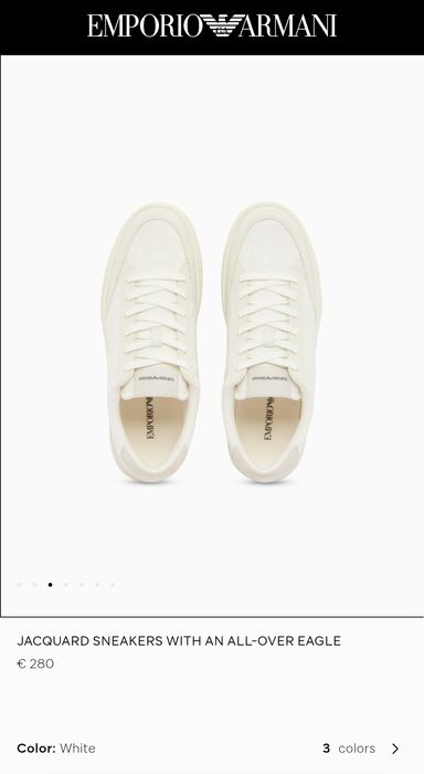 Vând adidași casual originali din piele Emprio Armani nr.43