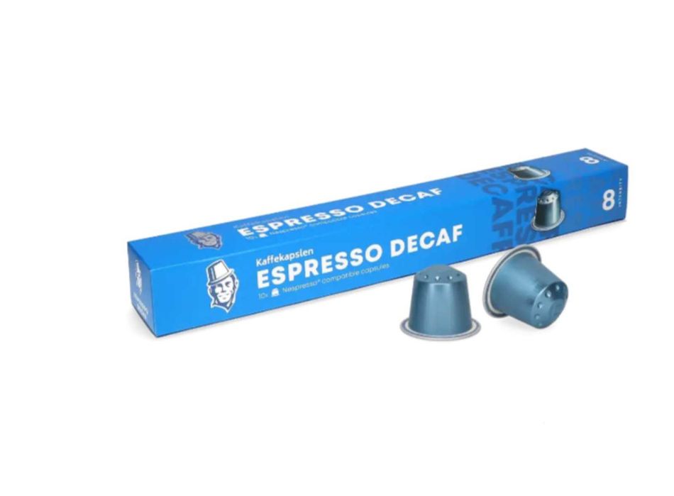 капсули с чисто кафе за кафемашина nespresso