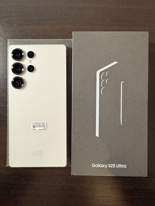 Samsung Galaxy S25 Ultra, nou, garantie 24 luni, 256 GB, White Silver