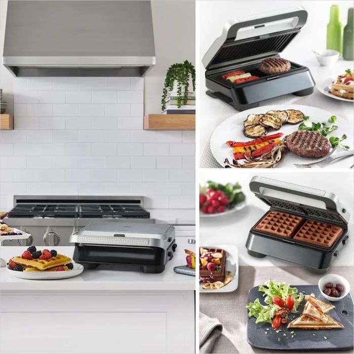 Электрогриль-сэндвичница BRAUN SM5038 | 3 в 1, Сменные панели, Мощный