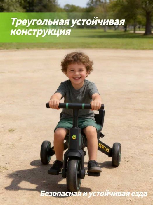 Новая расскладная  велоколяска спинка откидывается