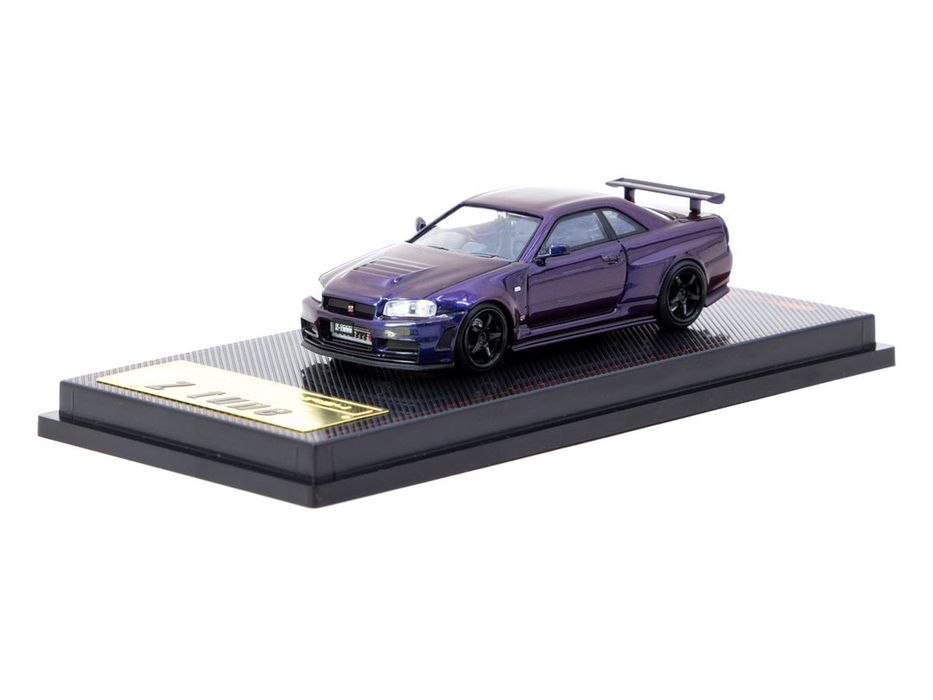 Tarmac x Ignition Mogeл - Nissan NISMO Skyline R34 Z- Tune Midnight Purple