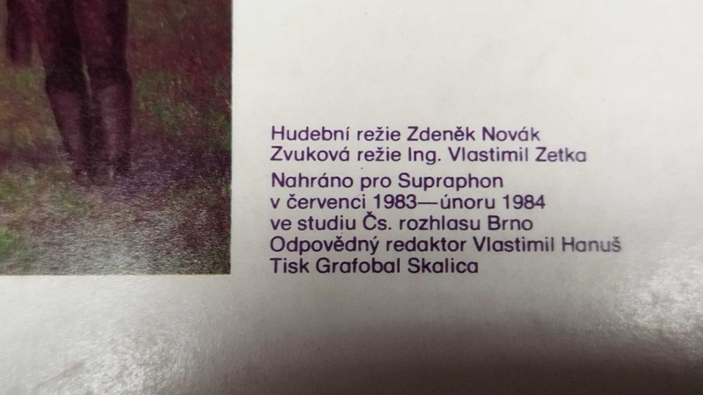 Винилови плочи  Чехословакия My Sme Valaši и Mistříňanka – Ze Slovácka