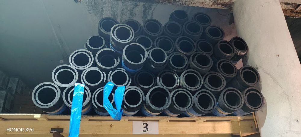 Gofra shlang rezina Rukav 300mm 6m резина рукава гофра шланг 300мм 6м