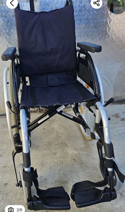 Fotoliu rulant/scaun cu rotile pt adolescenti, sezut 38 cm