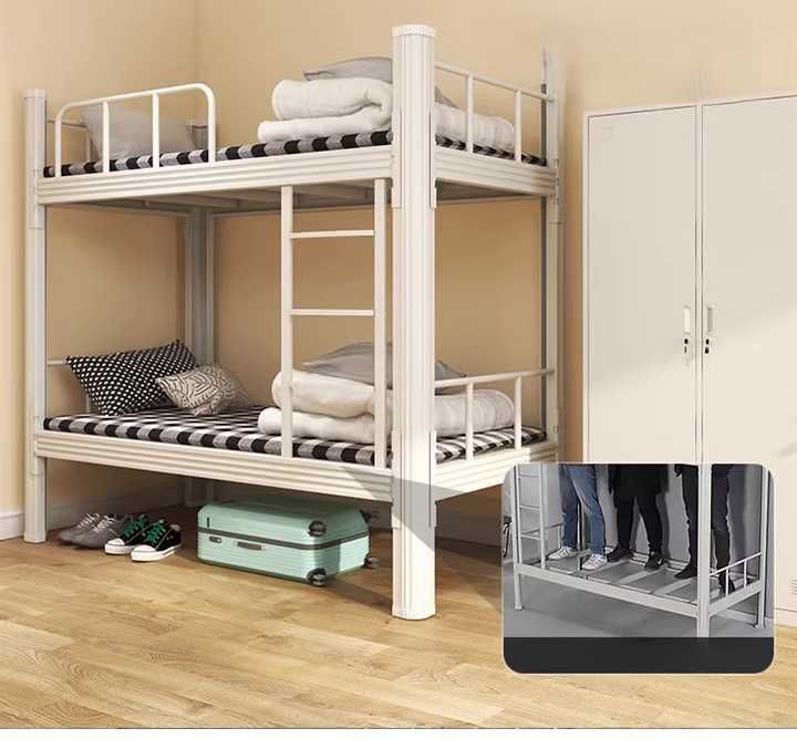 Металлическая кровать для общежития | Ikki va bir qavatli karavot