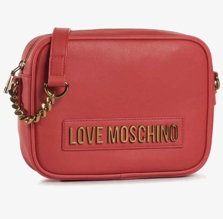 Червена чанта LOVE MOSCHINO
