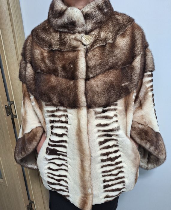 Супер цена Палто Норка естествен косъм