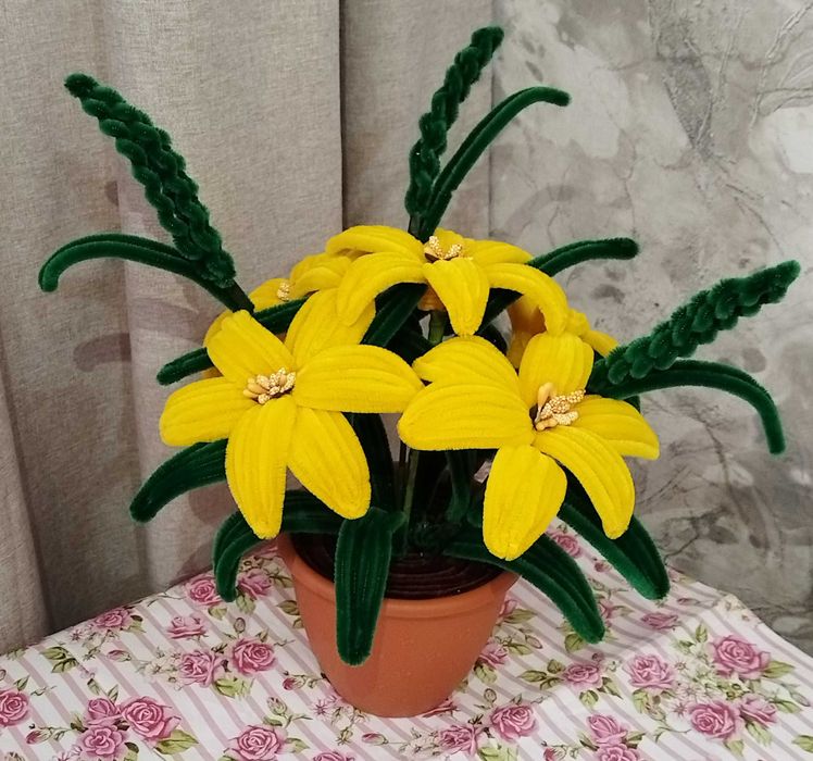 Цветы ручной работы