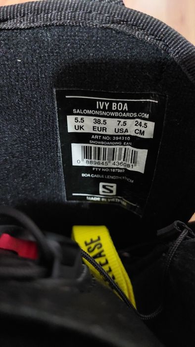 Дамски сноуборд обувки Salomon Ivy BOA 38.5