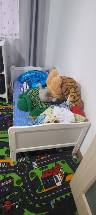 Pătuț din lemn bebe, transformabil