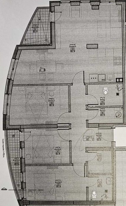 Апартамент с 3 спални в кв.Железник