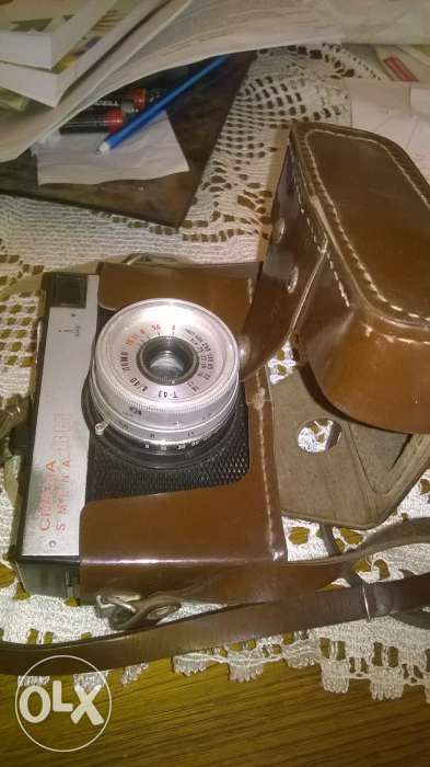 Aparat foto Smena, toc original, blitz, ap. luminozitate, aparat mărit