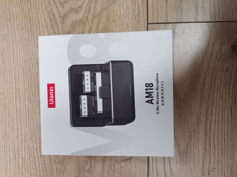 Set Microfon Lavaliera Nou - Ulanzi U-Mic AM18 - 2TX+1RX - Wireless