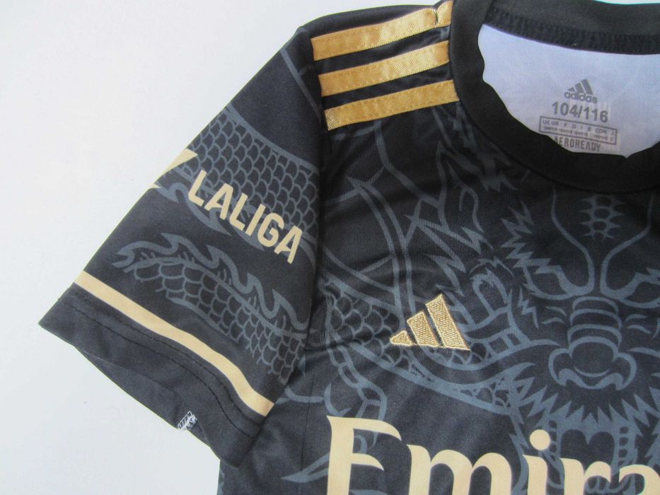 Tricou fotbal copil, MBappe, Real Madrid, masura 104-116, Adidas, ca nou