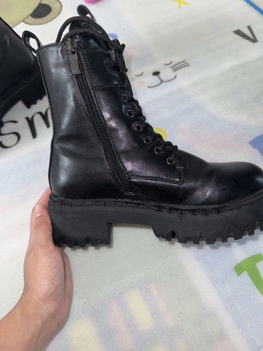 Қара түсті қысқы етік