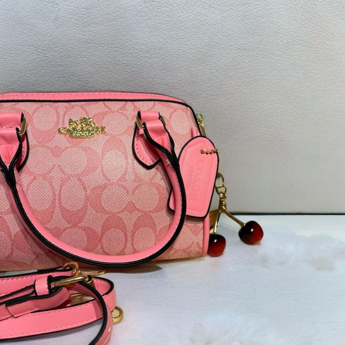 Geanta Coach Pink/Roz Full Box//Premium