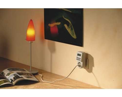 Priză programabilă digital 3500W cu display LCD