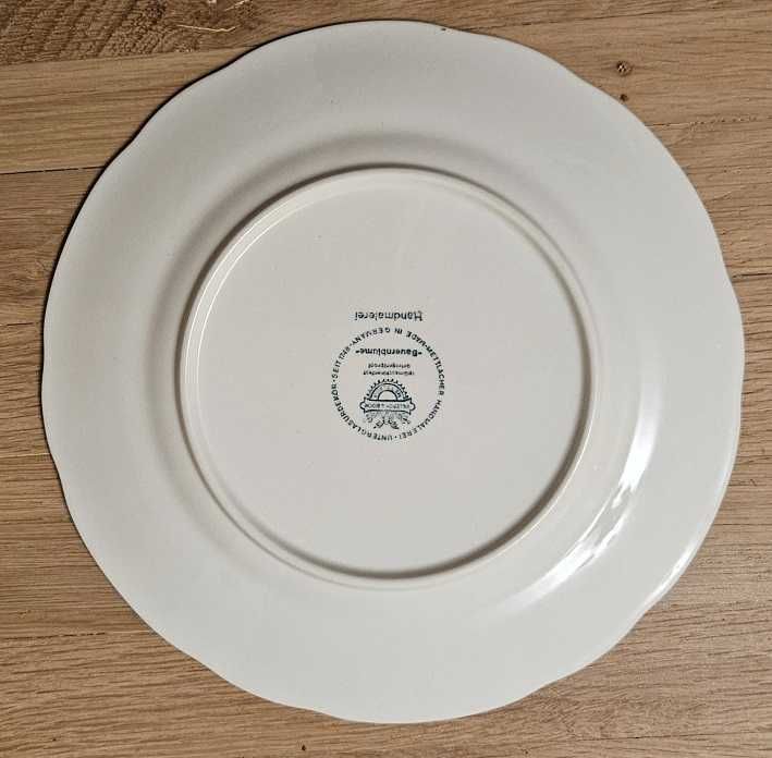 Комплект 6 оригинални чинии Villeroy & Boch Bauernblume ръчно рисувани