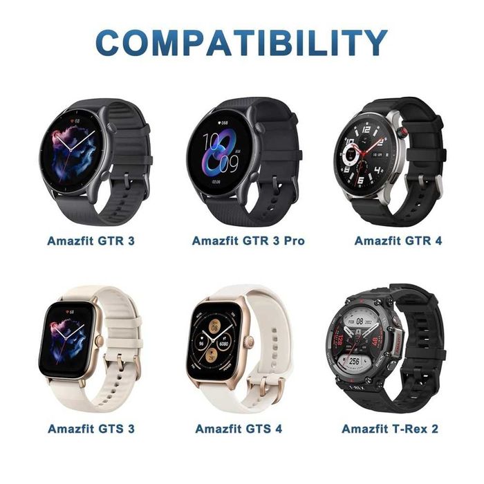Зарядно за за Amazfit GTS 4/GTS 3/GTR 4/GTR 3 Pro/GTR 3/T-Rex 2/T-Rex Ultra/Cheetah