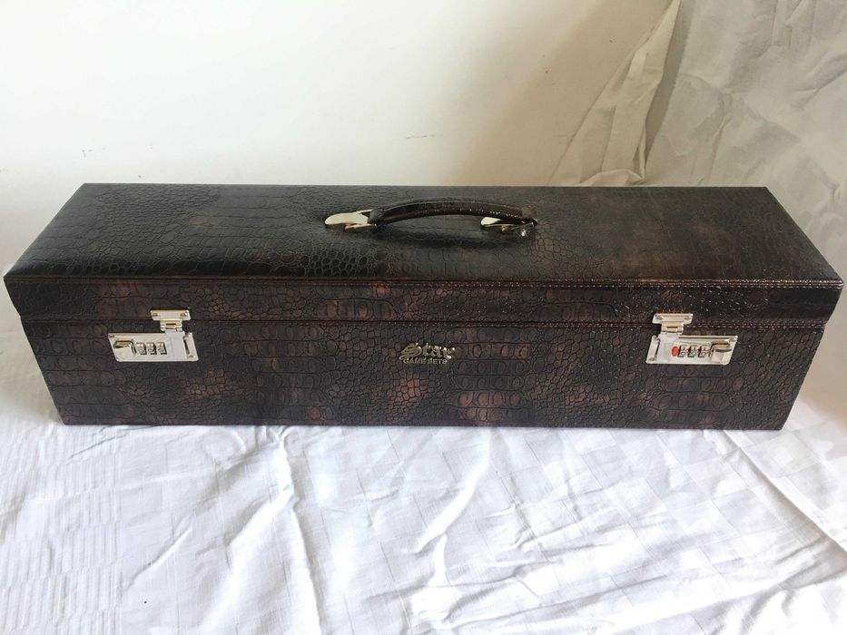 Joc Remi Remy Rummy Star Elit din lemn masiv, lăcuit. SIGILAT!