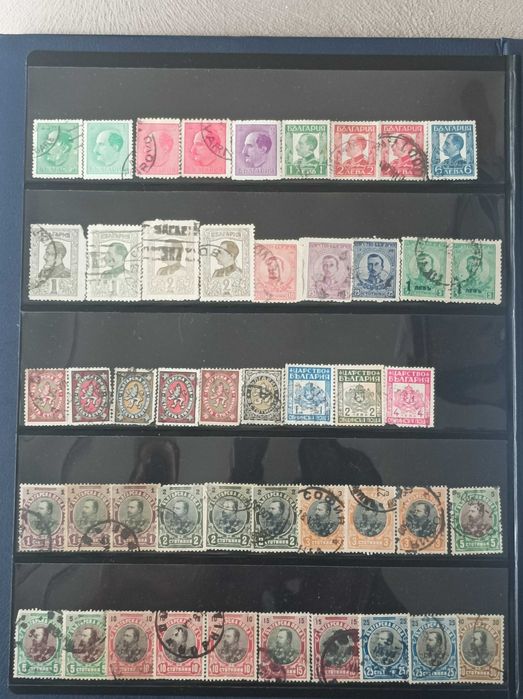 Пощенски марки от Царство България, Немски Райх,Стара Австрия, Франция