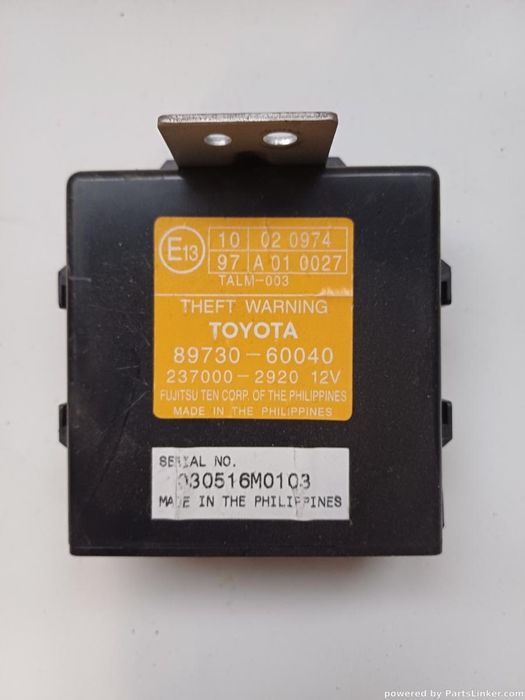 Modul Alarma Toyota Land Cruiser 100 (Fzj1_, Uzj1_) [ 1998 - 2008 ] Oem 8973060040