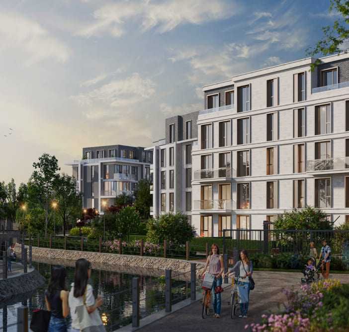 Премиальный жилой комплекс с собственной набережной  евро 2-ком. (J)