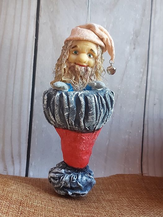 Ёлочная игрушка из ваты