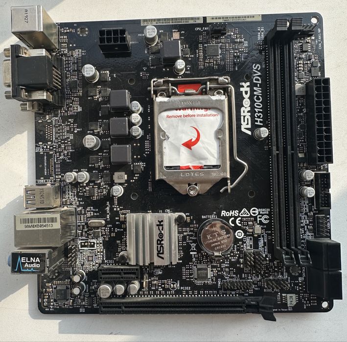 Мат. плата под 8-9 поколение ASRock H310